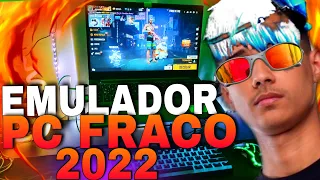 MELHOR EMULADOR PARA PC FRACO e MUITO FRACO (SÓ 400MB) PRA JOGAR FREE FIRE 💻 NOTEBOOK com POUCA RAM