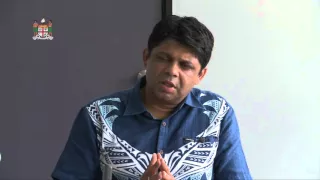 Fijian Attorney General holds a Press Conference on delays of free text books.