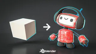 Create a 3D Robot in 15 Minutes | Blender Tutorial