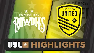 4.27.2024 | Tampa Bay Rowdies vs. New Mexico United - Game Highlights