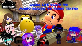 MB Gacha Life: Adrian & Friends React to SMG4 Mario Reacts To Funny Tik Toks