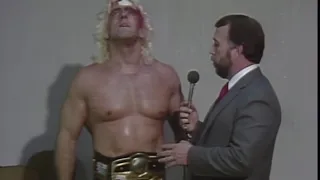 Ric Flair Promo After Being Jumped By Wahoo McDaniel - Epic