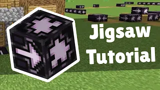 How To Get And Use The Secret Jigsaw Block In Minecraft!