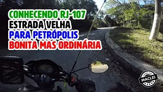 MOSTRANDO A ESTRADA VELHA PARA PETRÓPOLIS, RJ-107 COMPLETA!