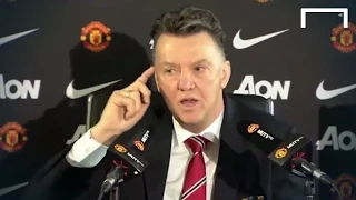 Van Gaal criticises 'twitchy bum' tactics