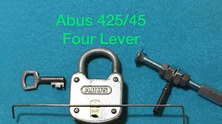 #134 Abus 425/45 Four Lever Lock