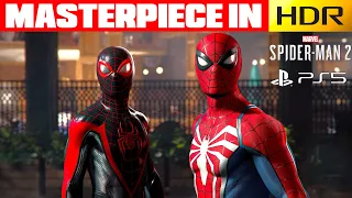 Spider-Man 2 - Best HDR Settings & HDR Analysis - Stunning HDR On PS5 - LG CX/G2/G3 - S95C