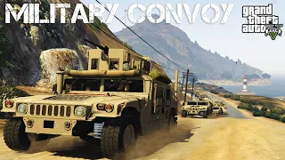 GTA 5 - Military Convoy Passing Through