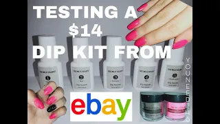 TESTING A $14 DIP KIT FROM EBAY || Nicole Diary Dip Set || YOU NEED TO TRY THIS!