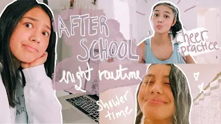 my productive after school night routine 2021! | Mia Rits