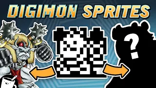 Drawing Digimon Based Only on Their Original Sprites