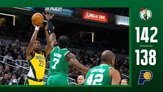 INSTANT REACTION: Celtics pull out the "find a way how to" win in a hard-fought battle with Pacers