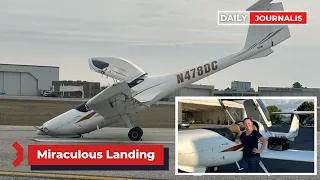 Beginner pilot do Miraculaus Landing in dramatic emergency landing caught on video