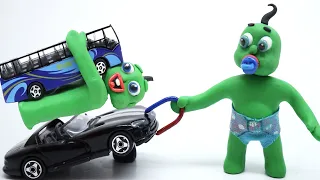 Learn with Green Baby and the Cars | Green Baby Cartoon Educational videos by Green Baby
