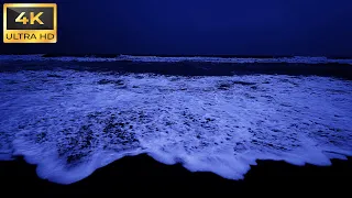 Ocean Waves For Deep Sleep 10 Hours - Relaxation& Stress Relief With Beautiful Waves Sounds At Night