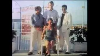 Carlo Lizzani et les acteurs de son film Assicurazione sulla morte (1987) by G. Courant - Groupe #62