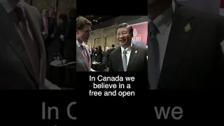 Chinese Leader Xi Confronts Trudeau at G20 Over Discussions 'Leaked' to the Press #shorts