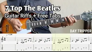 The Beatles Guitar Riffs + Tabs