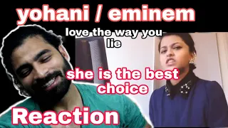 yohani love the way you lie reaction | yohani cover eminem | yohani english cover song