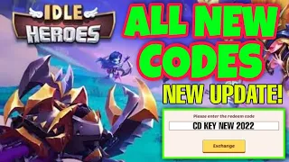 ALL NEW IDLE HEROES REDEEM CODES 2022 - IDLE HEROES CODES MARCH 2022