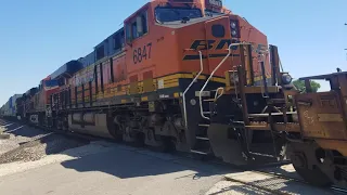 16,000+ ft long BNSF Intermodal train on Chillicothe sub