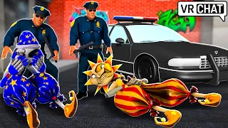 Sun and Moon Get ARRESTED?! in VRChat