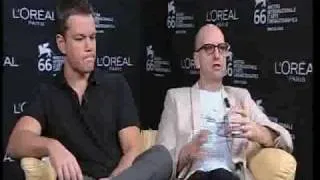 66th Venice Film Festival - Matt Damon - Steven Soderbergh