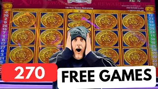 WOW‼️270 FREE GAMES MYAN CHIEF SLOT MACHINE | IS IT ENOUGH FOR A JACKPOT HAND PAY