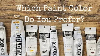 Comparing Liquitex & Golden Brand Paint Colors