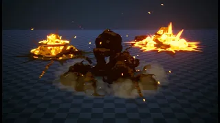 Stylized Explosion VFX in UE4