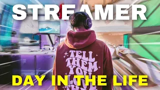 A REALISTIC DAY IN THE LIFE OF A FULL TIME STREAMER (18 YEARS OLD)