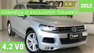 🔴Conheça alguns detalhes do MONSTRO TOUAREG 4.2 V8 com todos Opcionais. Motor de Audi R8?