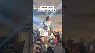 lyodra - sang Dewi live epicentrum mall lombok