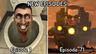 Skibidi Toilet 1 - 71 All Episodes (60 FPS REMASTERED) G - Man V6 REVENGE (Episode 73?)