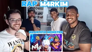 React RAP Luffy, Zoro, Sanji & Jinbe (One Piece) - Quarteto Monstro | M4rkim