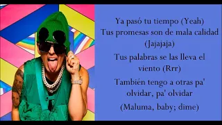 QUÉ VAS A HACER (Letra) YANDEL ft MALUMA