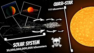 Quasi-Star vs. Solar System: An Epic Universe Sandbox 2 Simulation.