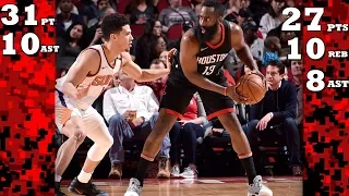 Devin Booker VS James Harden EPIC SG Battle!! Rockets vs Suns!