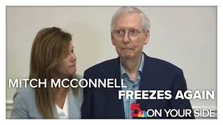 Raw Video: Mitch McConnell freezes again during Kentucky press conference