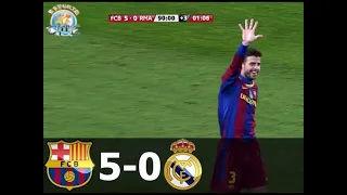 Barcelona 5 x 0 Real Madrid - Jogo Completo HD