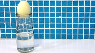 How to do egg in a bottle science experiment