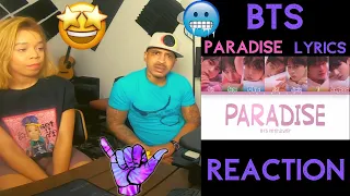 BTS (방탄소년단) - PARADISE - Lyrics - KITO ABASHI REACTION