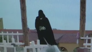 Grim Reaper visits Albuquerque cemetery