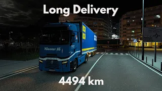 Renault T EVO | ETS2 Long Delivery from Andorra to Kazakhstan | Euro Truck Simulator 2