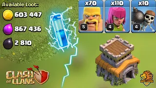 COMBO C.Ư.Ớ.P TÀI NGUYÊN TỐT NHẤT TH8 Clash of clans ?!?  Akari Gaming