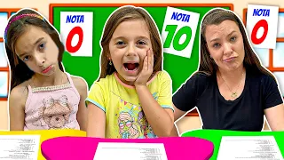 Laurinha ensina como ser INTELIGENTE e um BOM AMIGO na escola | JÉSSICA GODAR, LAURINHA E HELENA E