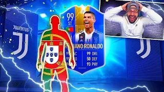 OMG I GOT 99 TOTS CRISTIANO RONALDO!! FIFA 19 Ultimate Team!!