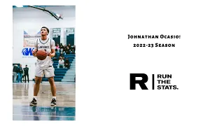 Johnathan Ocasio can hoop, HOOP! | RUN THE STATS