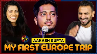 My First Euro Trip | Aakash Gupta | Stand-up Comedy Reaction!