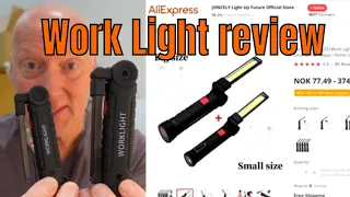 Led Work Light from Aliexpress rechargeable usb